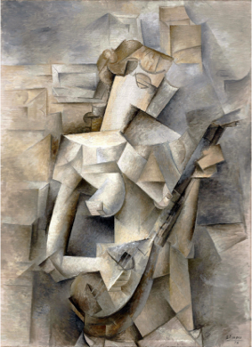 Pablo Picasso. Girl with a Mandolin. 1910